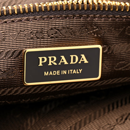 Prada Suede Extra Large Bonnie Shoulder Bag Cocoa Brown 6 of 9