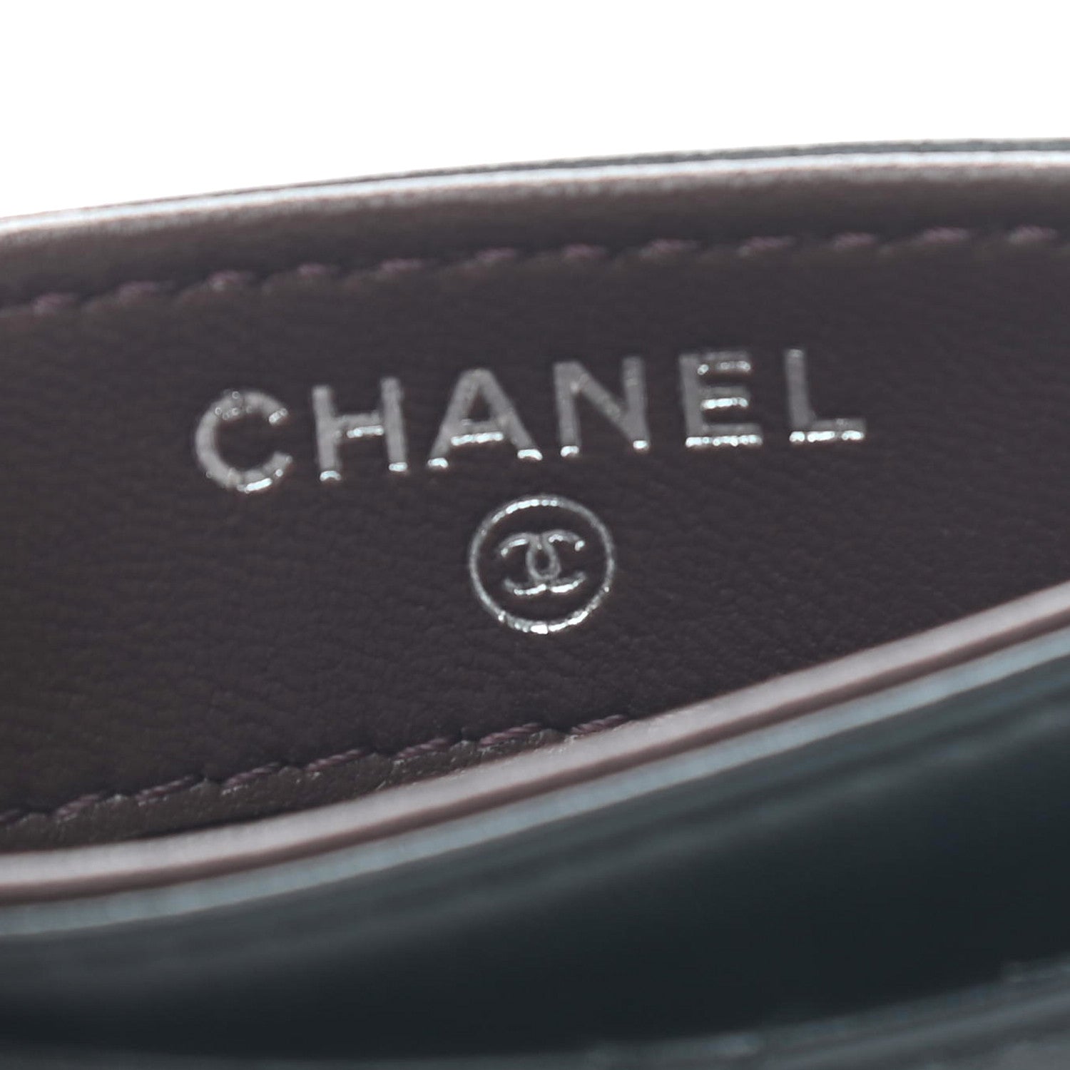 Chanel Lambskin Quilted Card Holder Black 6 of 7