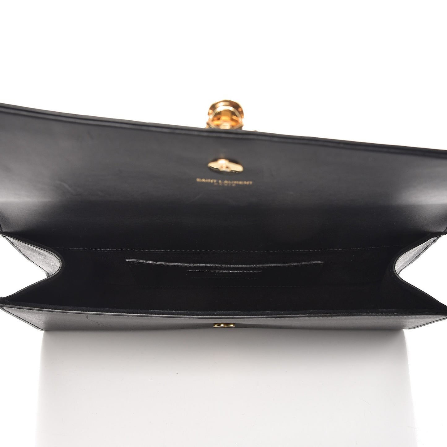 Calfskin Classic Monogram Tassel Clutch Black