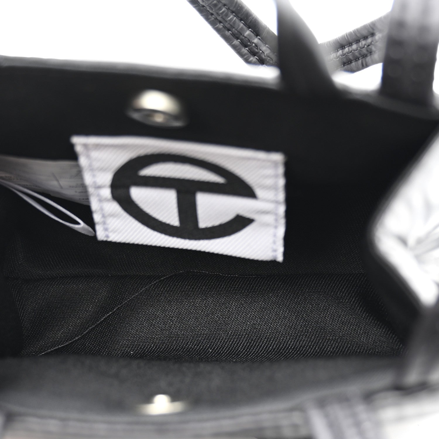 Telfar Nylon Small Puff Shopping Bag Black 5 of 11