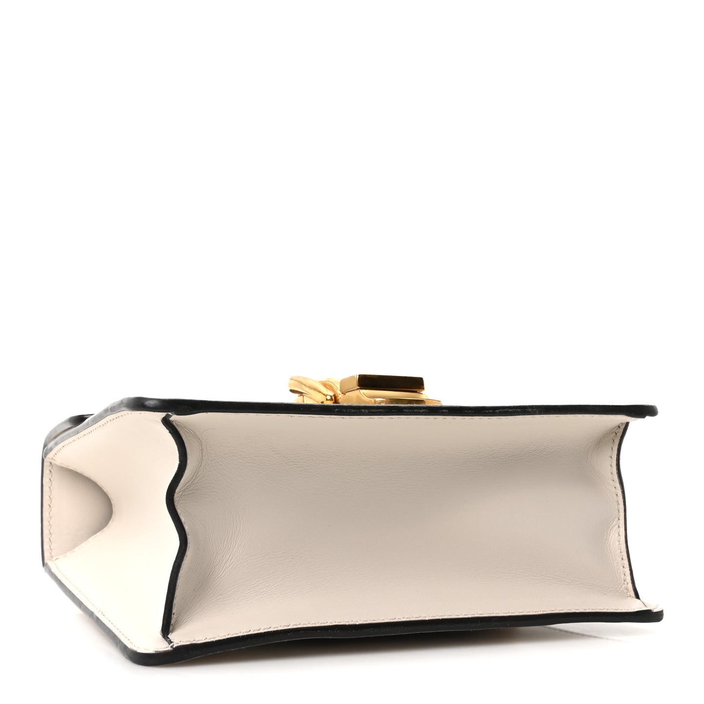 Calfskin Mini Sylvie Chain Shoulder Bag White