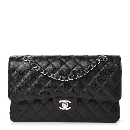 Chanel Caviar Quilted Medium Double Flap Black 1 of 10