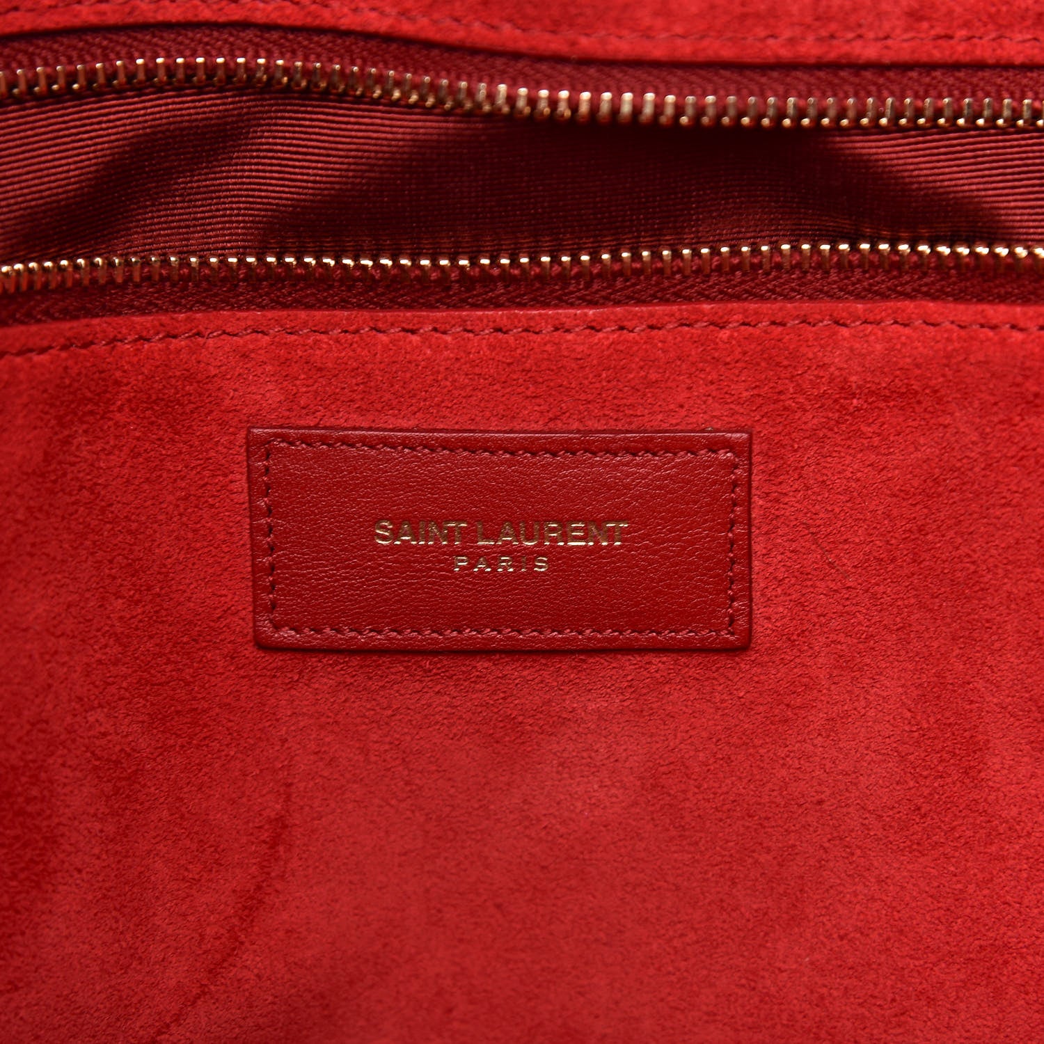 Saint Laurent Calfskin Large Sac de Jour Carryall Rouge Orient 6 of 12