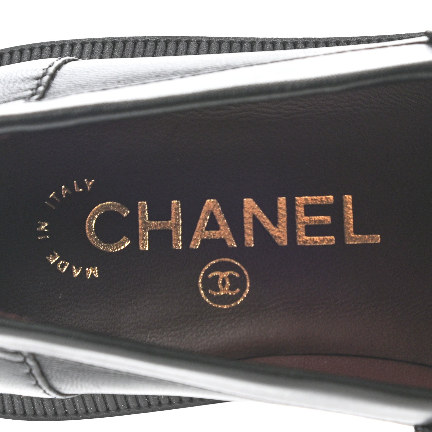 Chanel Lambskin Quilted CC Turnlock Loafers 35.5 Black 8 of 10