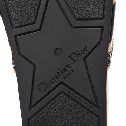 Christian Dior Oblique D-Way Platform Sandal 39 Black Creme 8 of 9