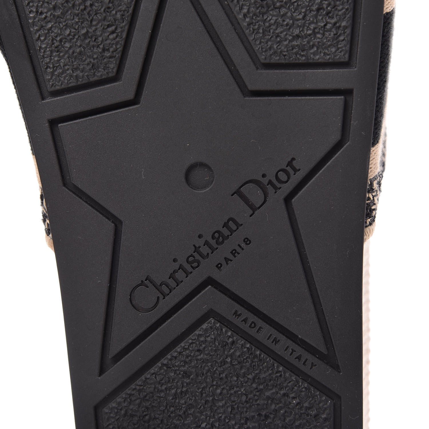 Christian Dior Oblique D-Way Platform Sandal 39 Black Creme 8 of 9