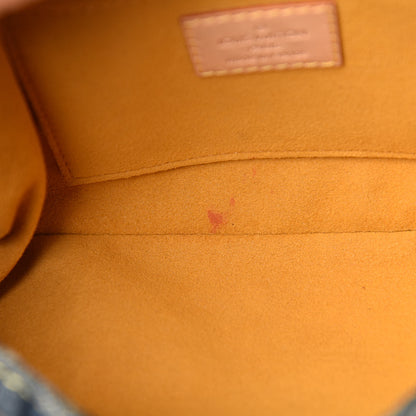 Louis Vuitton Monogram Denim Mini Pleaty Blue 7 of 11