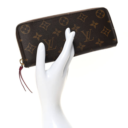 Louis Vuitton Monogram Clemence Wallet Fuchsia 2 of 8