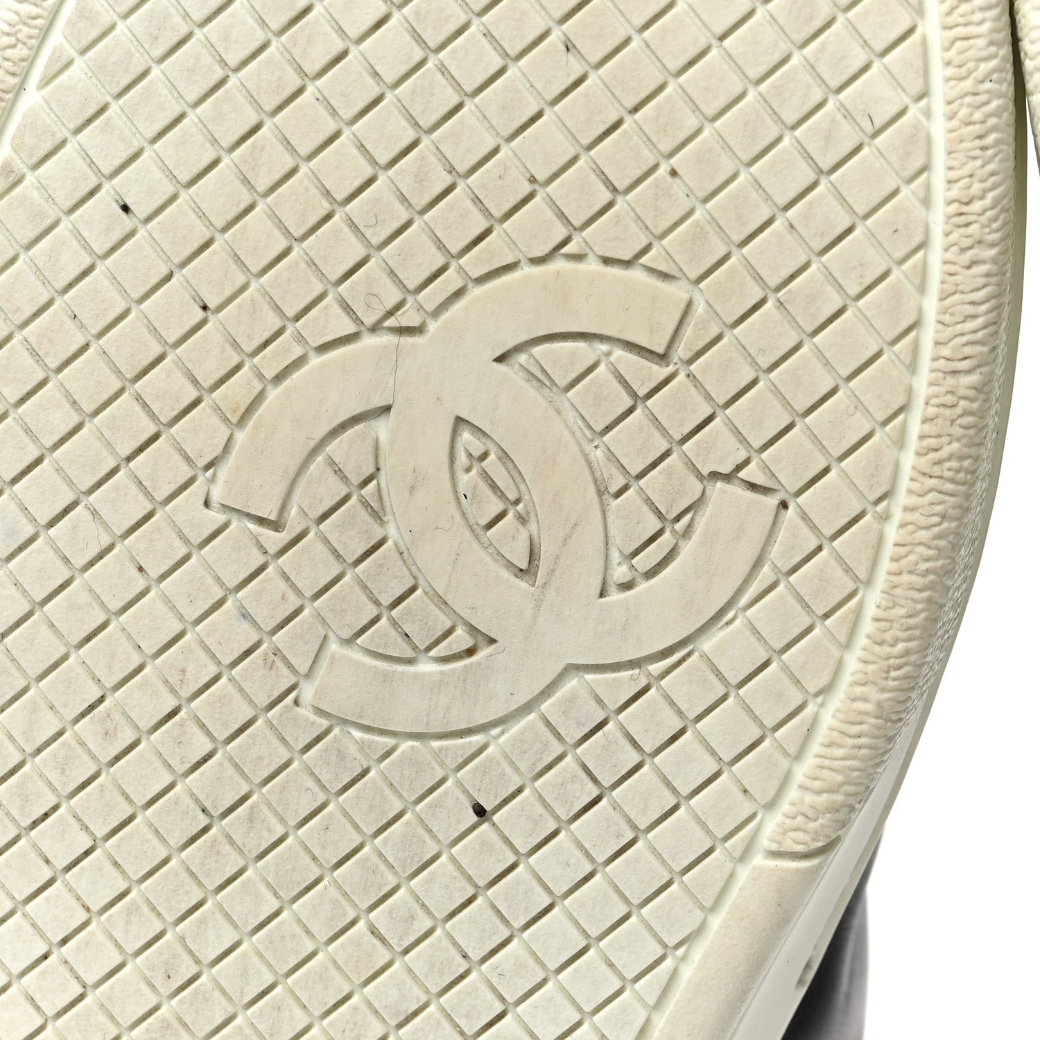 Chanel Calfskin CC Womens Sneakers 37 Black 8 of 10