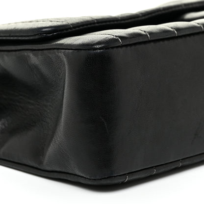 Chanel Lambskin Vertical Quilted Medium Single Flap Black 9 of 23