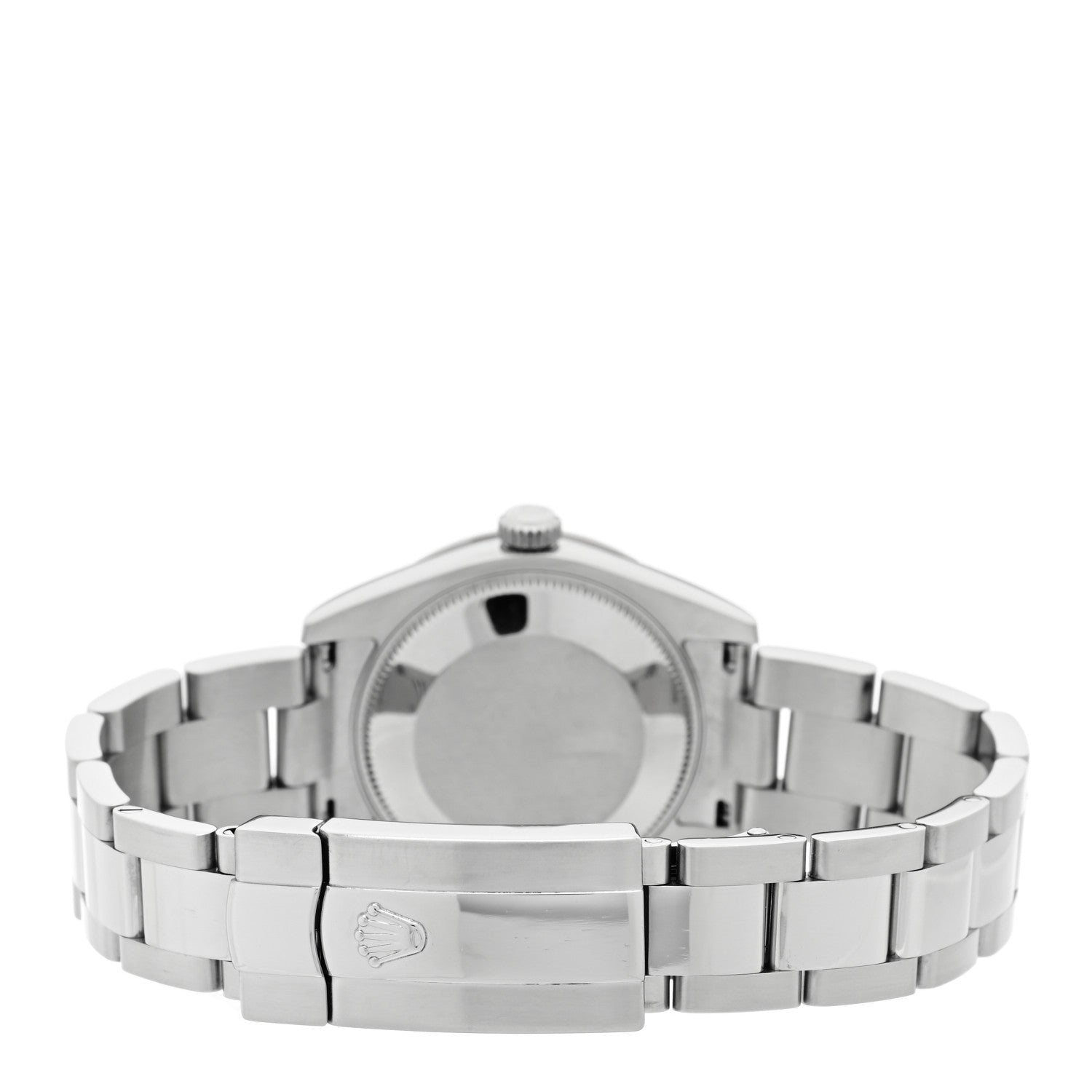 Rolex Stainless Steel 18K White Gold Diamond 31mm Oyster Perpetual Datejust Watch Pink 178344 3 of 5