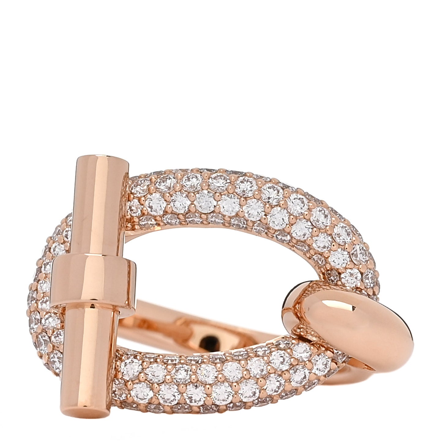 18K Rose Gold Diamond Adage Ring 51 5.75