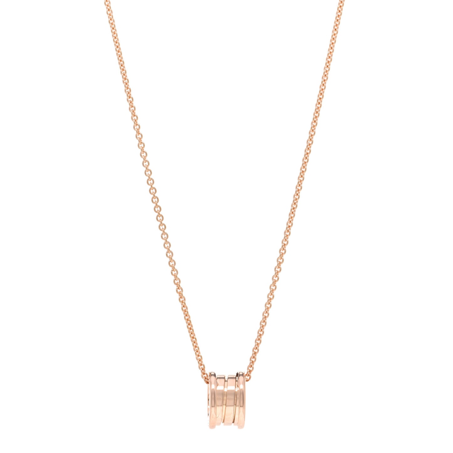 18K Rose Gold B.Zero1 Pendant Necklace