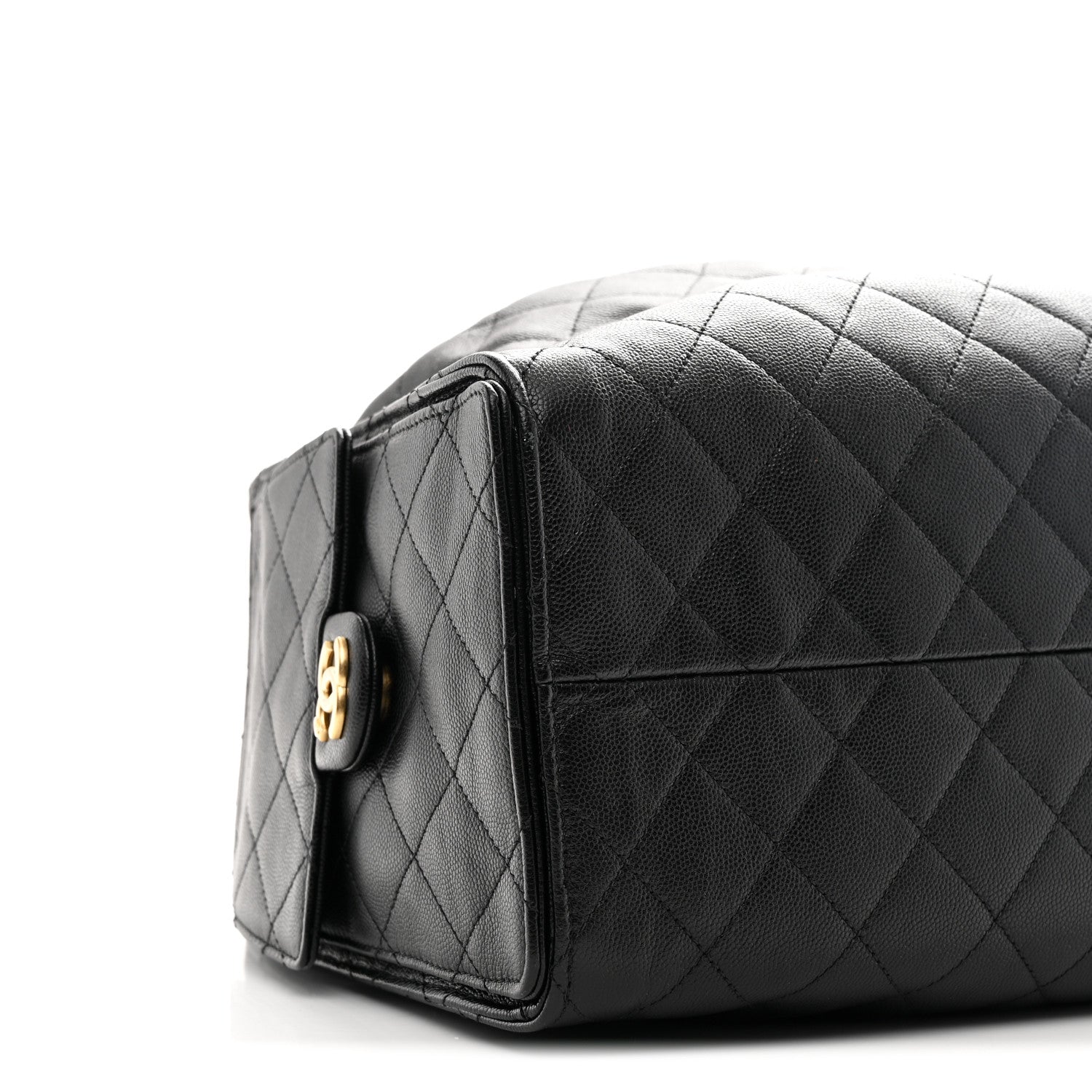 Chanel Caviar Quilted Large Chanel 25 Handbag Black 11 of 12