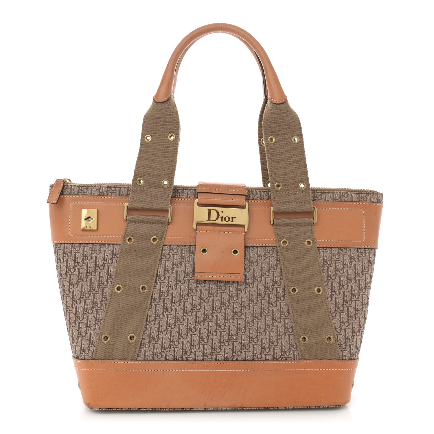 Christian Dior Monogram Street Chic Shopper Tote Beige 1 of 14