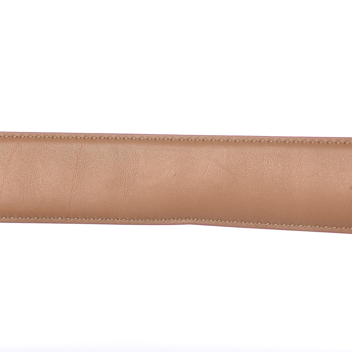 Vitello Dolce Plexiglass Bi-Color Studded Strap You White Ice Cuoio Multicolor