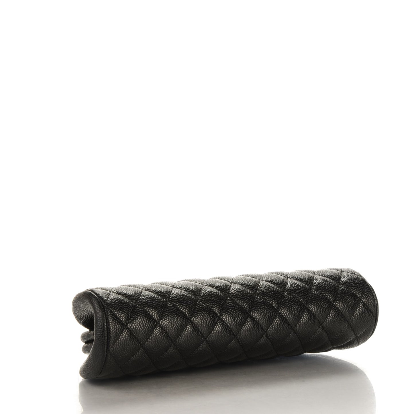 Caviar Quilted Timeless Clutch Black