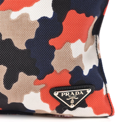 Prada Cordura Saffiano Camouflage Crossbody Rosso 9 of 9