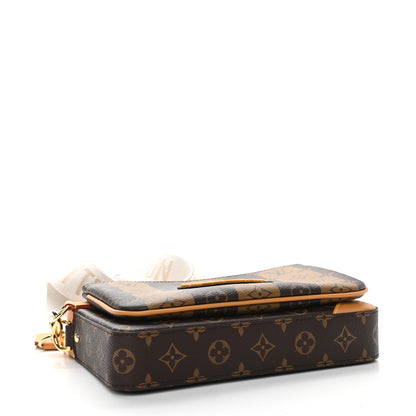 Louis Vuitton X NIGO Reverse Monogram Stripes Trio Messenger 4 of 9