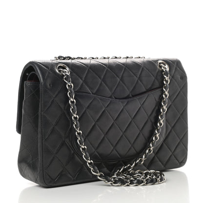Chanel Lambskin Quilted Medium Double Flap Black 3 of 19