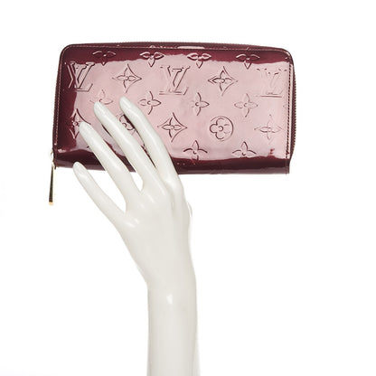 Louis Vuitton Vernis Zippy Wallet Rouge Fauviste 2 of 7