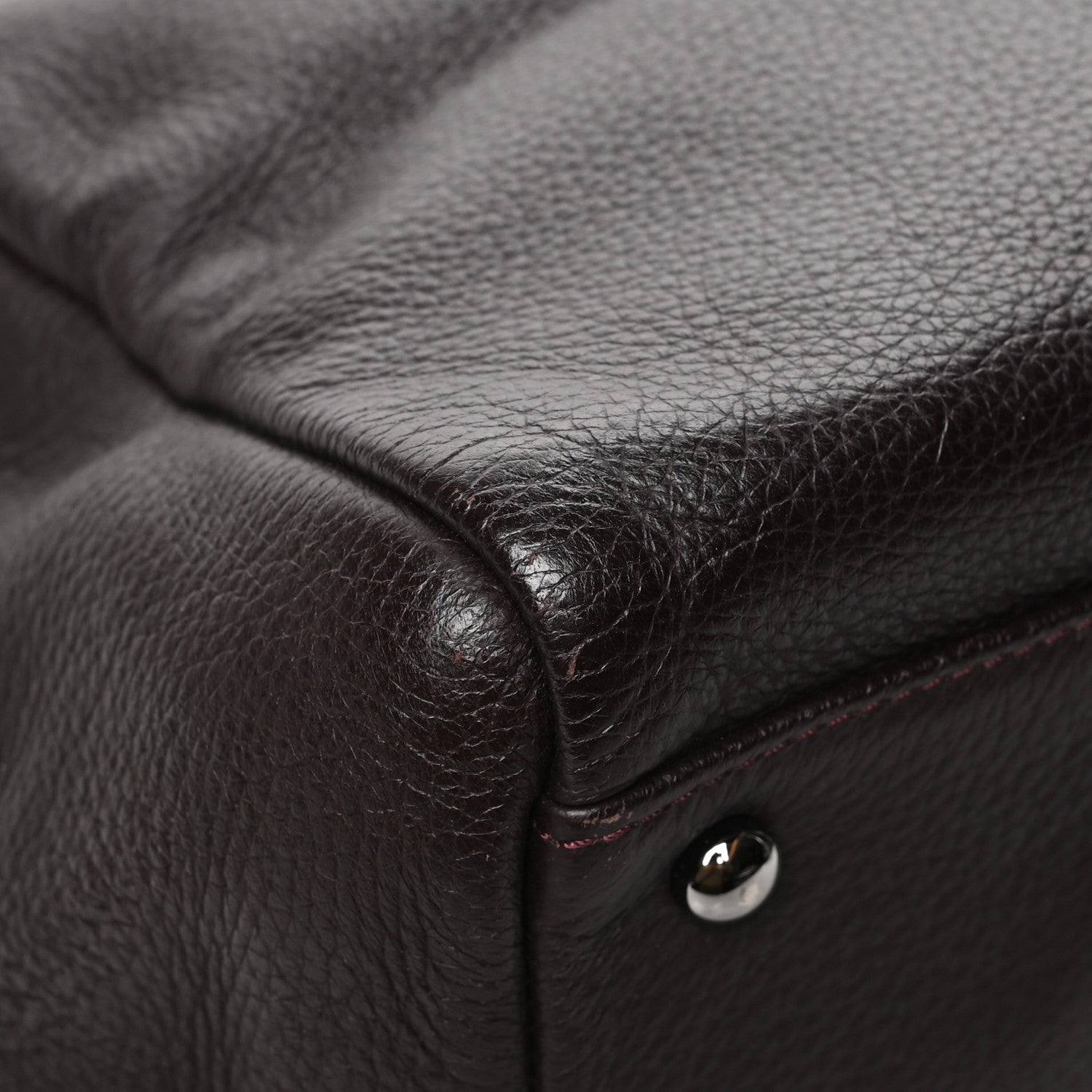 Chanel Deerskin Luxe Ligne Bowler Purple 11 of 13