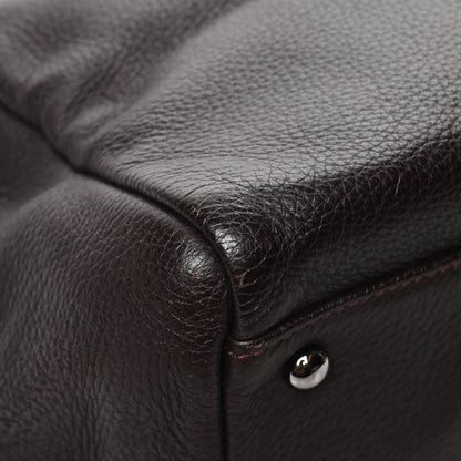 Chanel Deerskin Luxe Ligne Bowler Purple 11 of 13