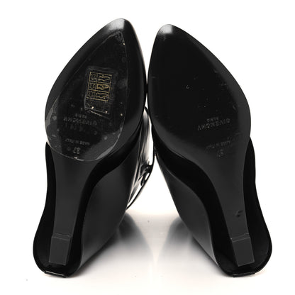 Givenchy Calfskin Shark Lock Ankle Boots 37 Black 5 of 9