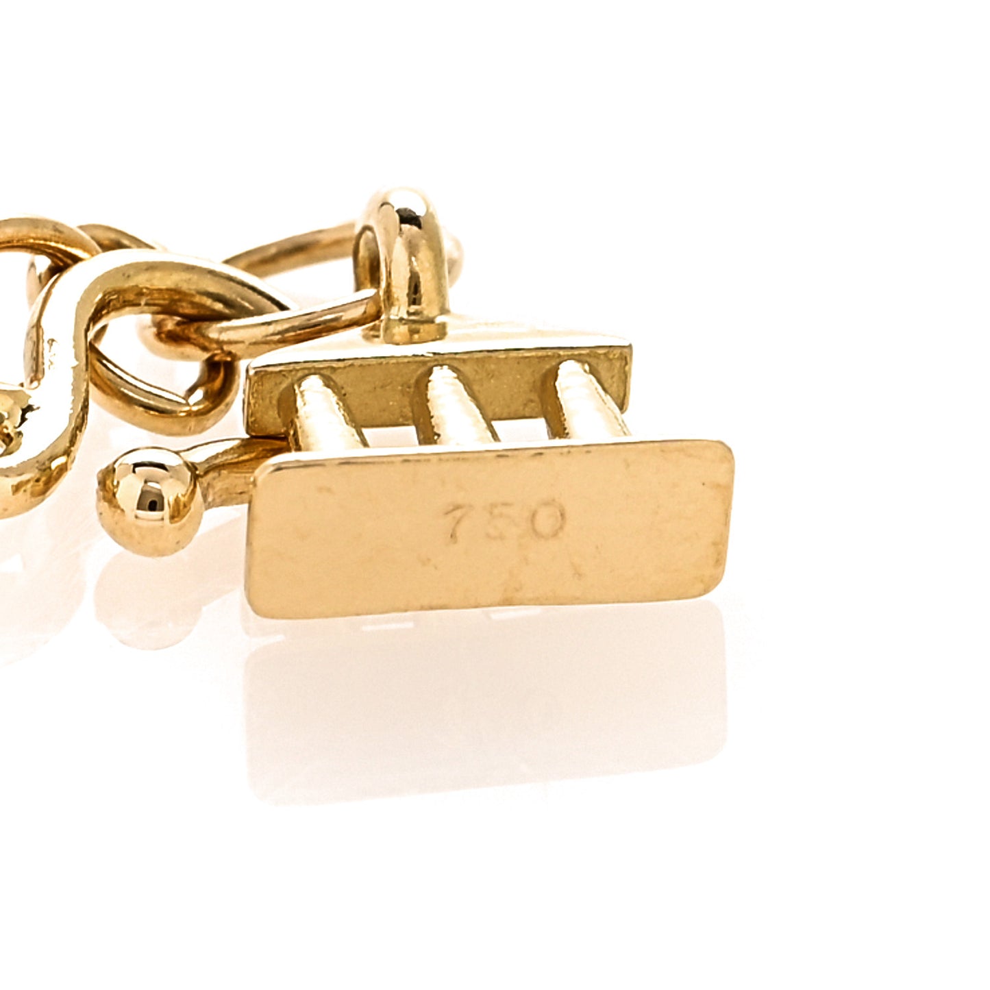 18K Yellow Gold Extra Small Oval Chain 24"