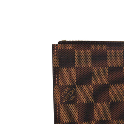 Louis Vuitton Damier Ebene Felicie Chain Wallet Zippered Insert 8 of 9