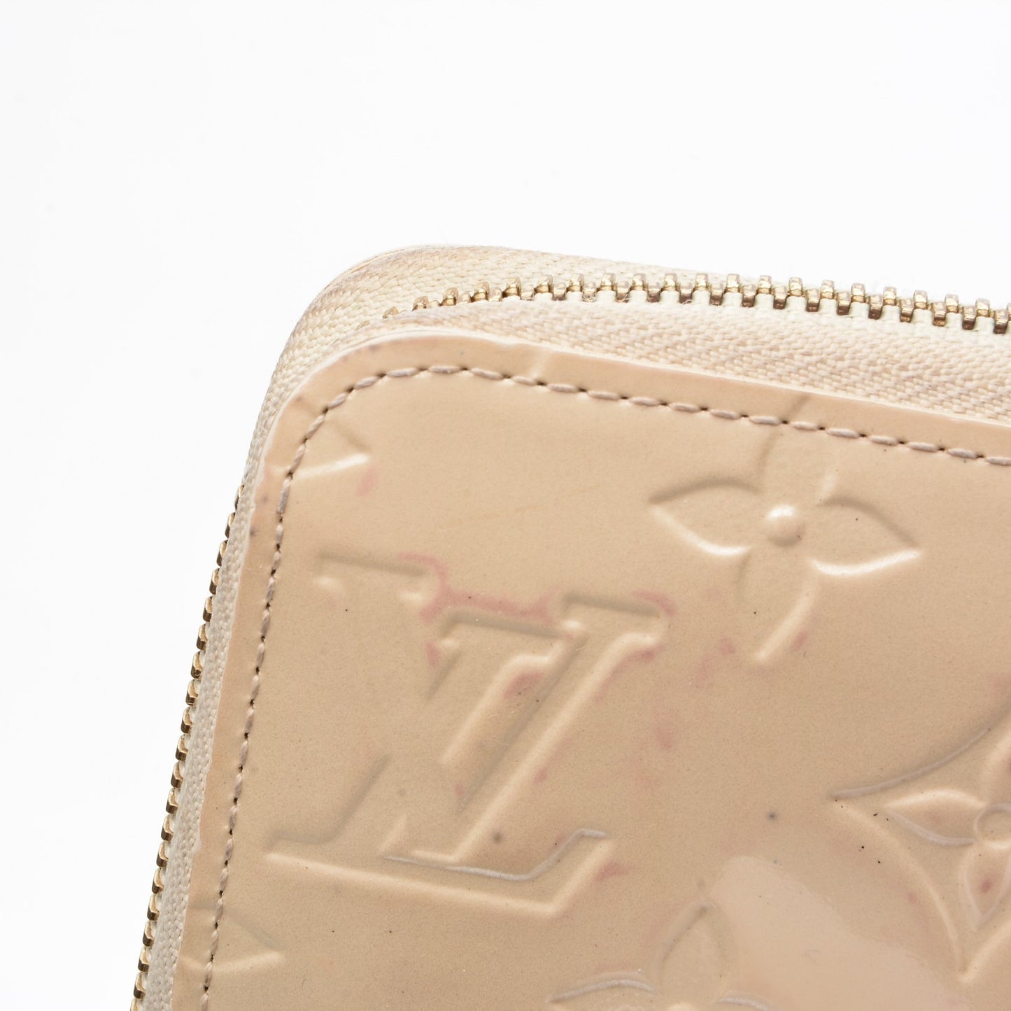 Vernis Zippy Wallet Blanc Corail