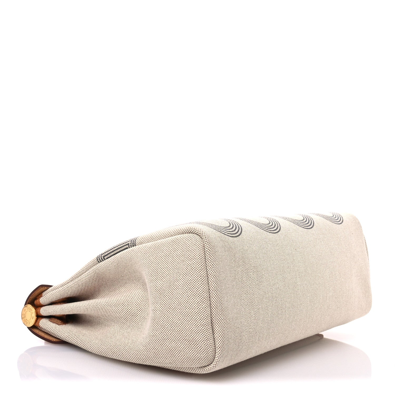 Hermes H Plume Canvas Vache Hunter Circuit 24 Herbag Zip Retourne 31 Gris Meyer Ecru Beige Naturel 5 of 12
