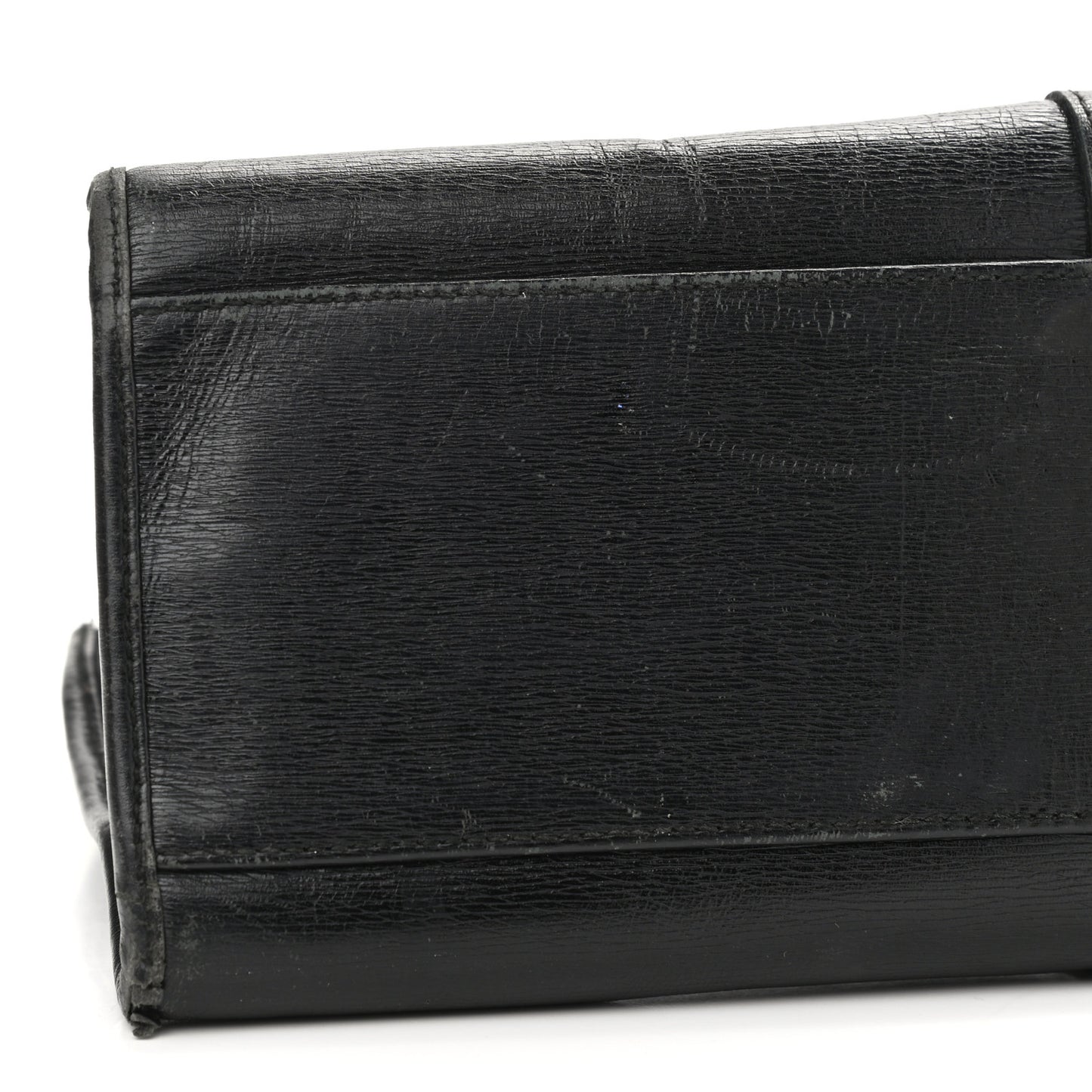 Calfskin Bardot Shoulder Bag Black