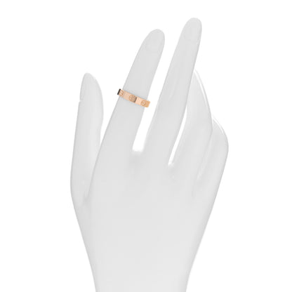 Cartier 18K Pink Gold 3.5mm LOVE Wedding Band Ring 49 4.75 2 of 5