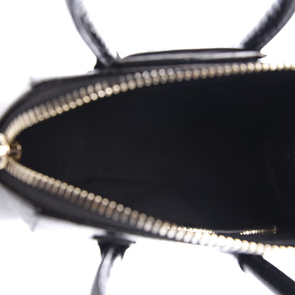 Givenchy Calfskin Crocodile Embossed Mini Antigona Black 5 of 11