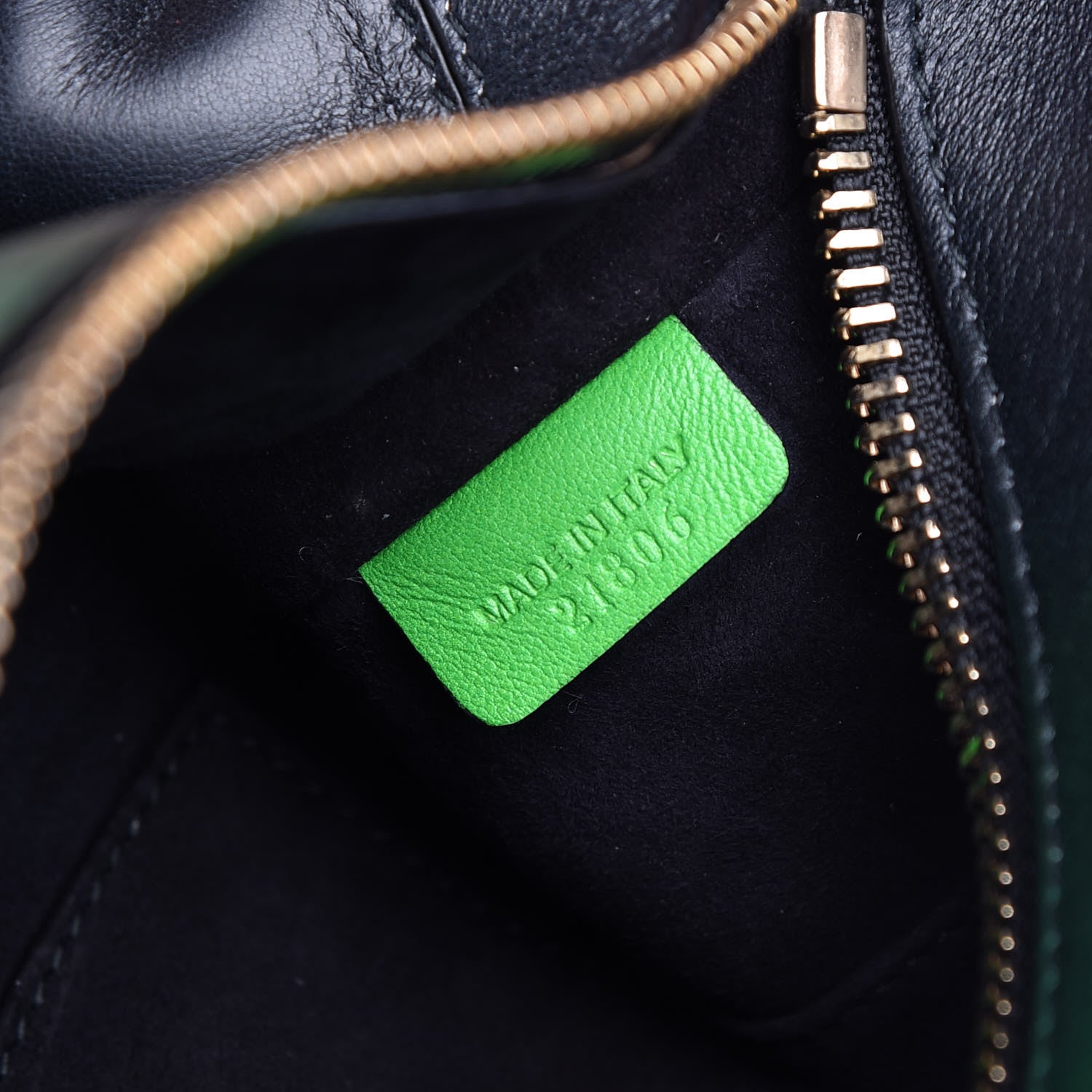 Lanvin Calfskin Krista Kim Reglisse Clutch Green Black 7 of 15