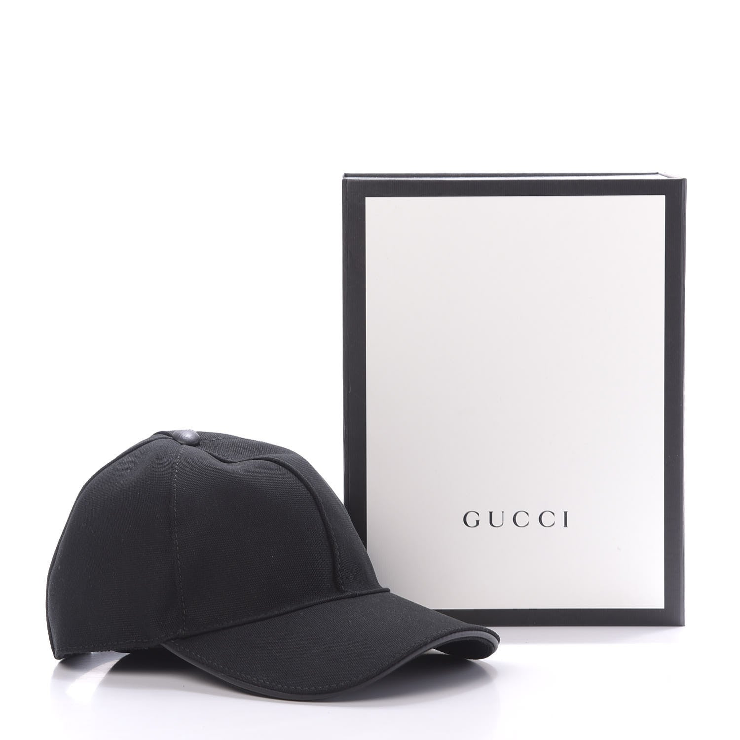Gucci Cotton Web Baseball Hat S Black 9 of 9