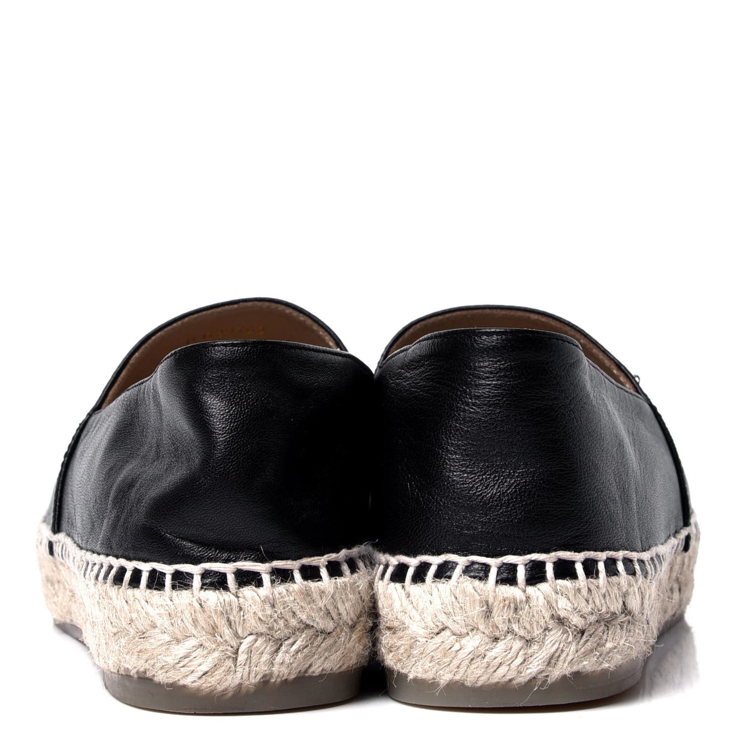 Lambskin CC Espadrilles 37 Black