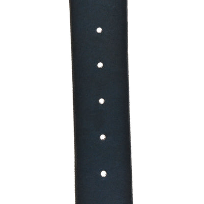 Gucci Cuoio Toscano Nickel Double Double G 40mm Belt 90 36 Blue 4 of 5