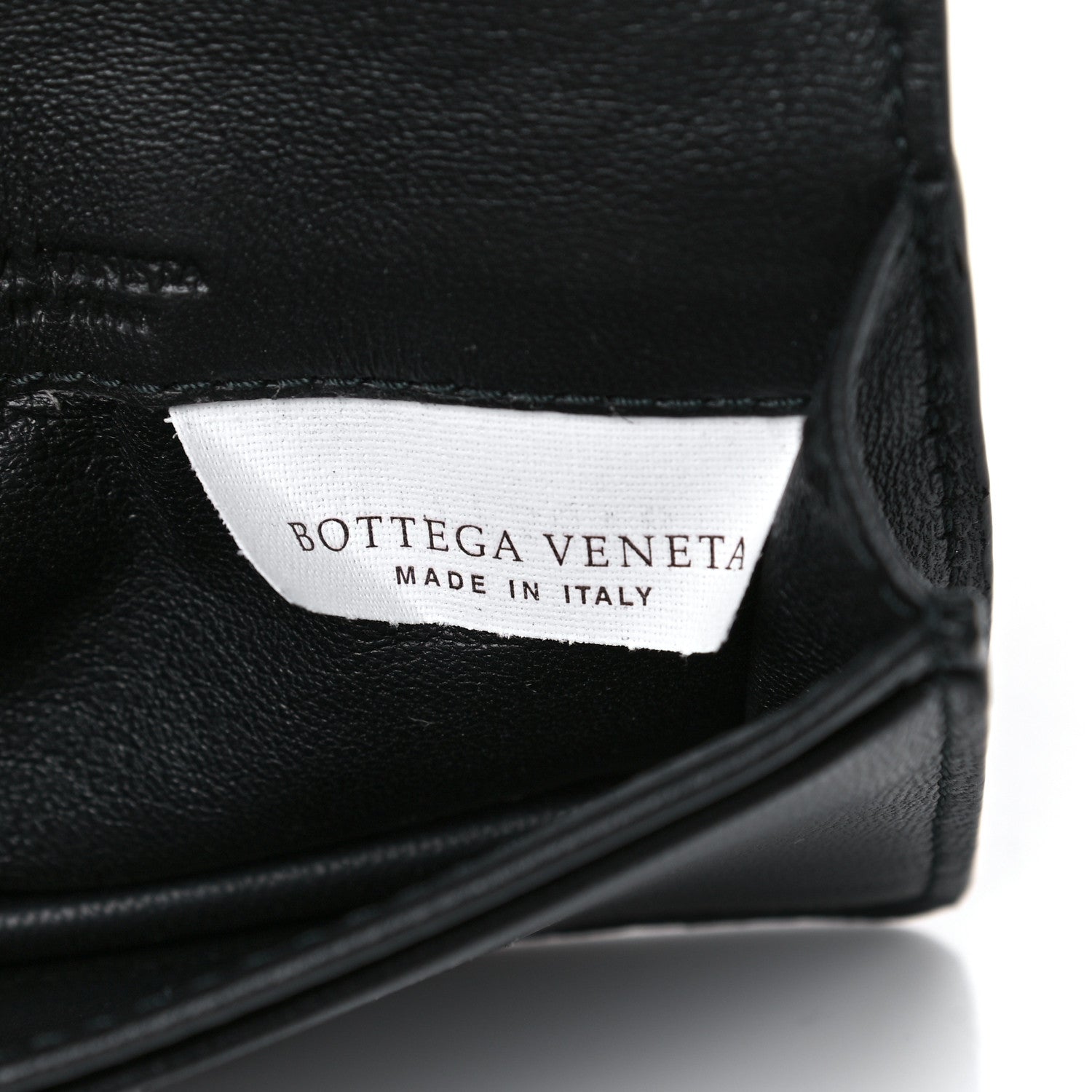 Bottega Veneta Nappa Intrecciato Card Holder Black 7 of 7