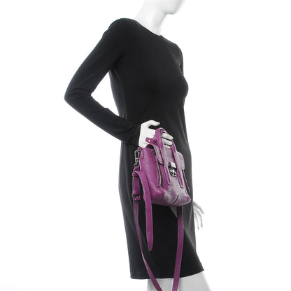 3.1 Phillip Lim 3.1 Textured Calfskin Mini Pashli Satchel Orchid 2 of 11