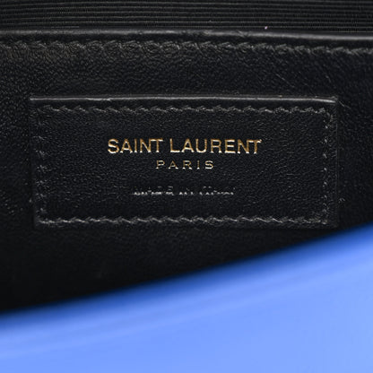 Saint Laurent Grain De Poudre Small Classic Monogram Kate Satchel Royal Blue 7 of 11