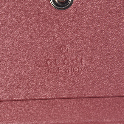Gucci GG Supreme Monogram Blooms Card Case Wallet Beige Multicolor Dry Rose 6 of 9