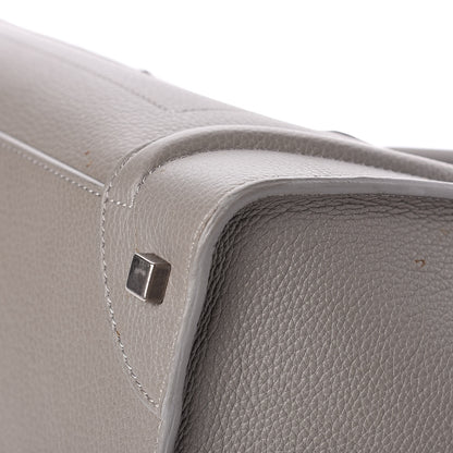 Celine Drummed Calfskin Mini Luggage Souris 12 of 16