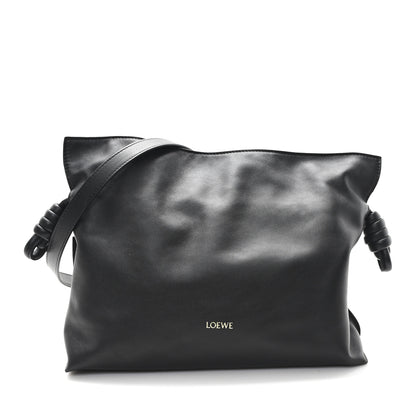 Loewe Nappa Flamenco Knot Clutch Black 1 of 9