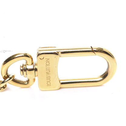 Louis Vuitton Metal Pochette Extender Key Ring Chain Gold 3 of 5