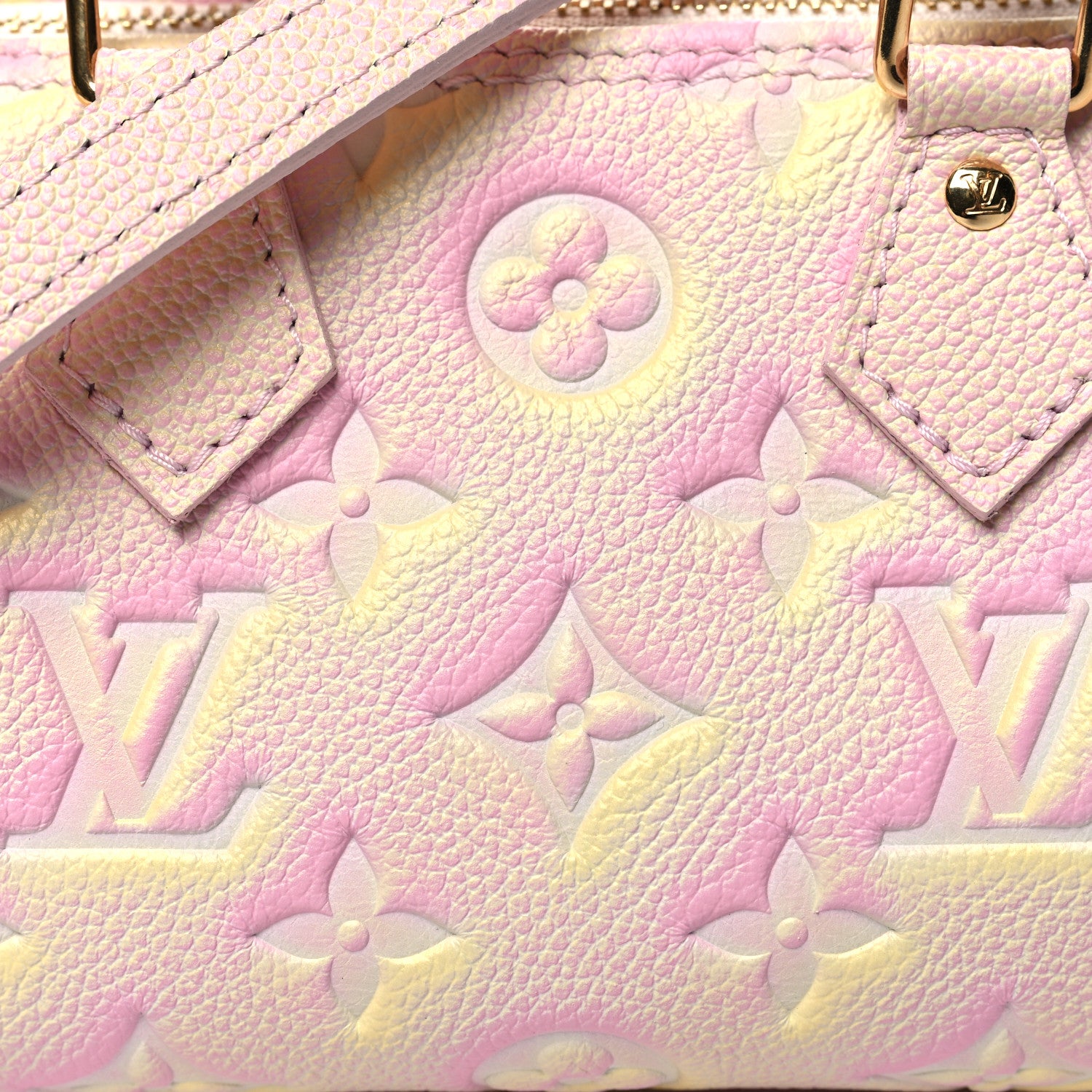 Louis Vuitton Empreinte Monogram Summer Stardust Nano Speedy Pink 7 of 9
