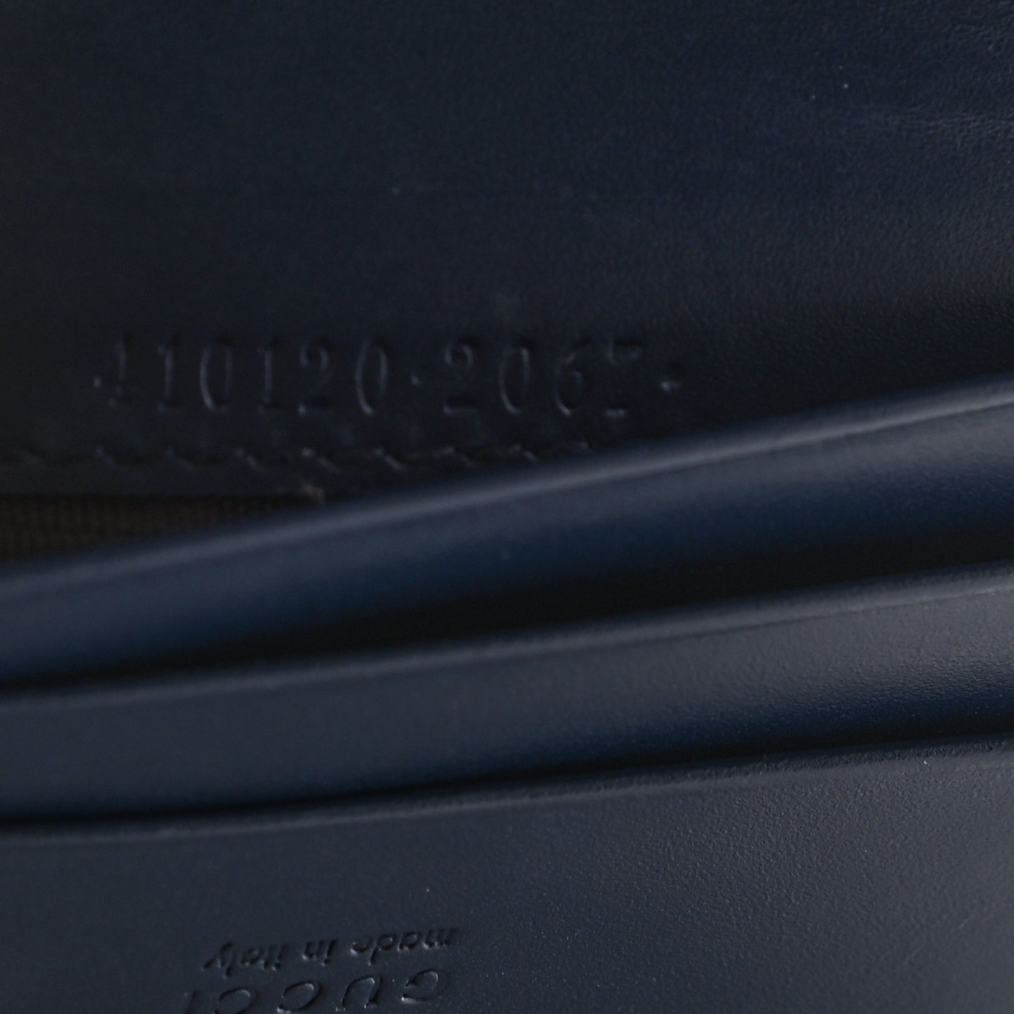 Guccissima Card Case Wallet Blue