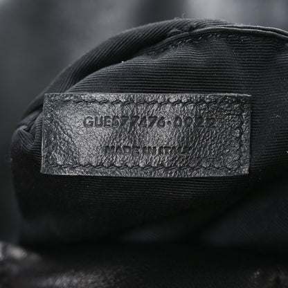 Saint Laurent Lambskin Quilted Monogram Monochrome Small Loulou Puffer Chain Satchel Black 7 of 11