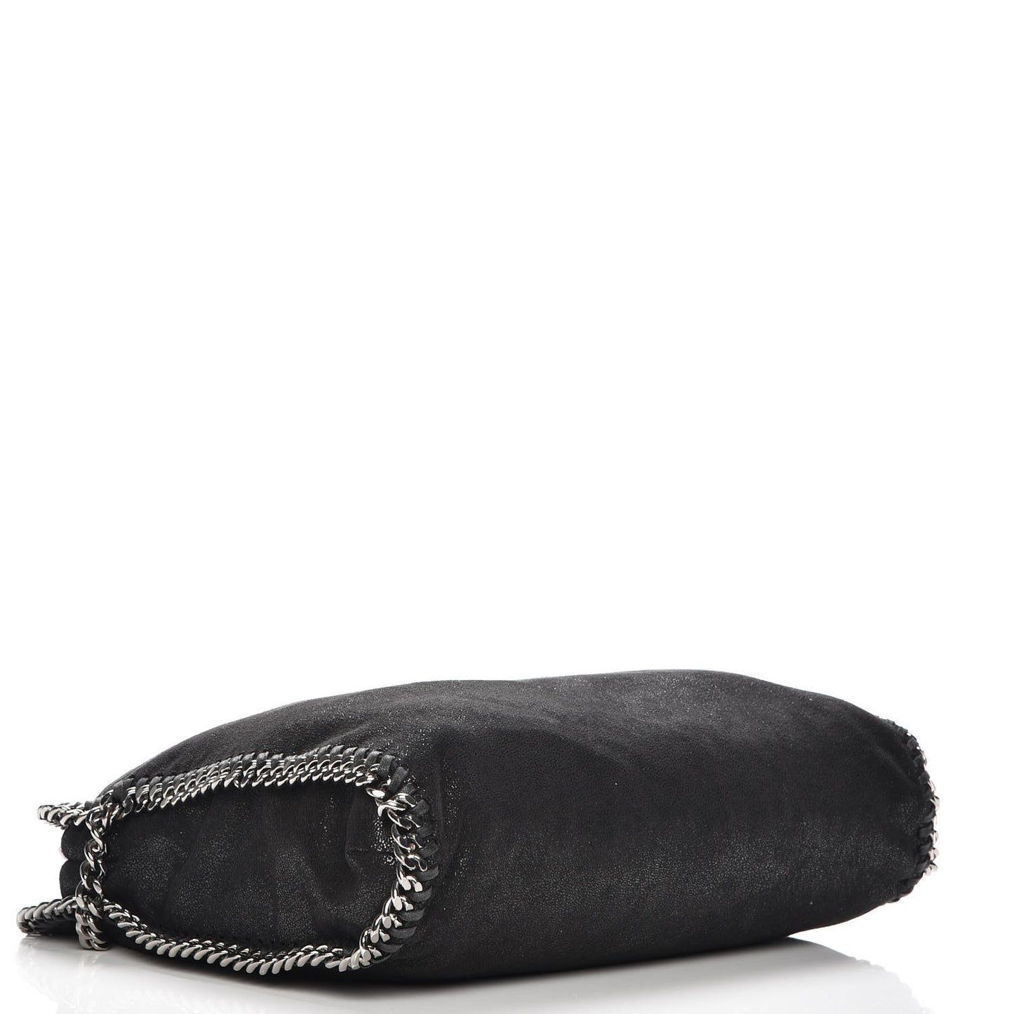 Shaggy Deer Falabella Fold Over Tote Black